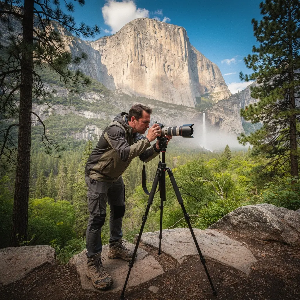 Снимок живописного пути, окруженного зелеными деревьями и горными вершинами.