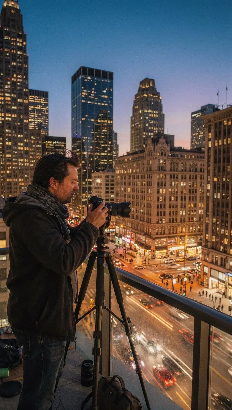 Группа путешественников, наслаждающихся видом на яркие осенние деревья в национальном парке.